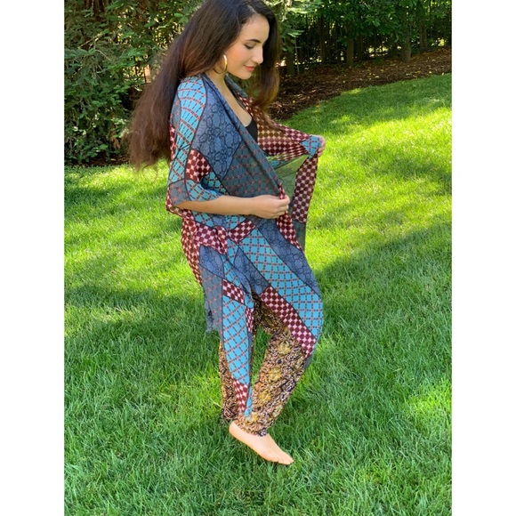 🆕Free People || Multi-Printed Kimono - Picture 5 of 16